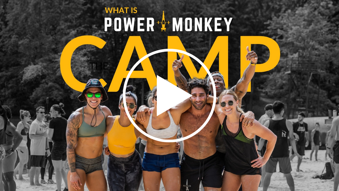 group of smiling campers at power monkey camp